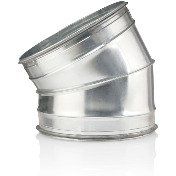 Ventilations bøjning nippel/nippel 30gr. - Ø400mm