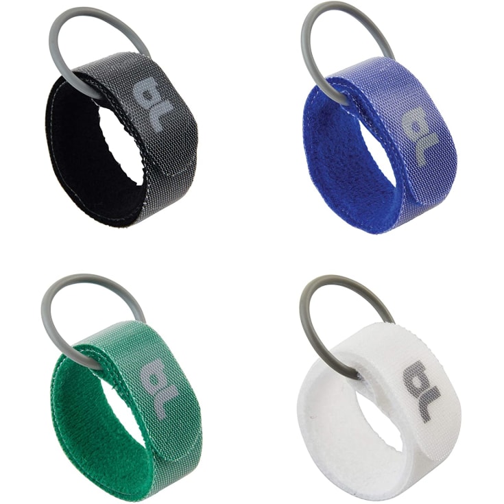 Bluelounge Cableties buntband, liten, 6 st