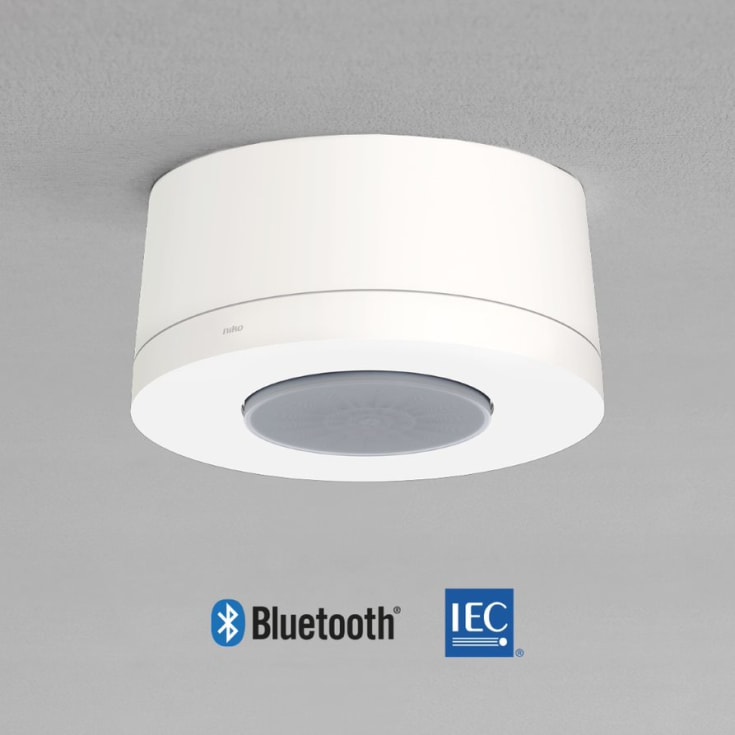 Tilstedeværelse. sensor P41MR 230V sekundær 12–13m 360° overflatemontering