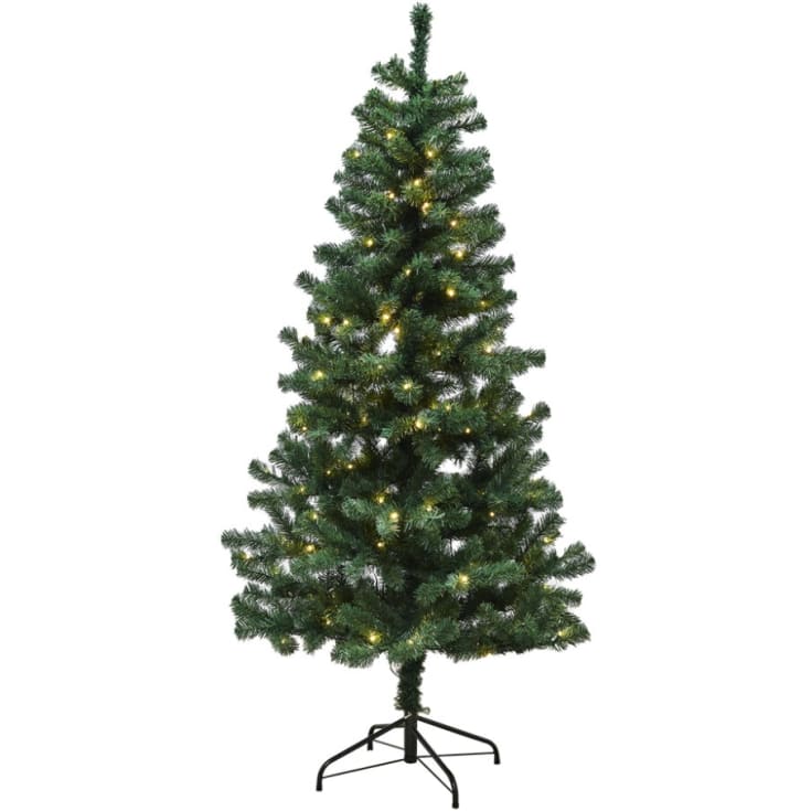 Nordic Winter Alex kunstigt juletræ med lys, 140 x 74 cm