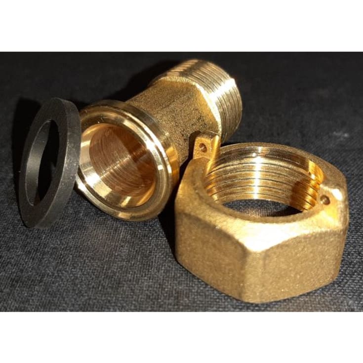 3/4x1" Vannmåler tilkobling kort