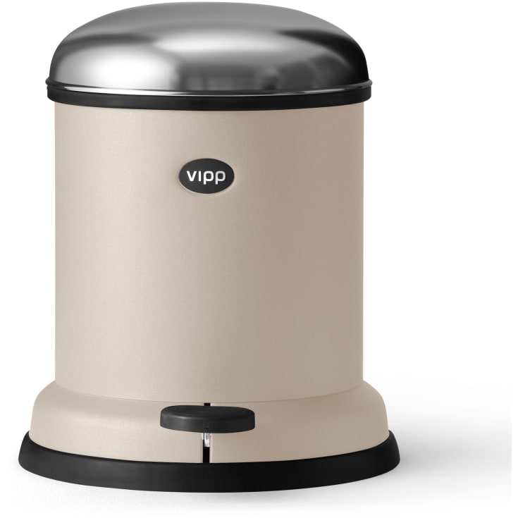 Vipp 13 søppelbøtte, 4 liter, pedal, beige