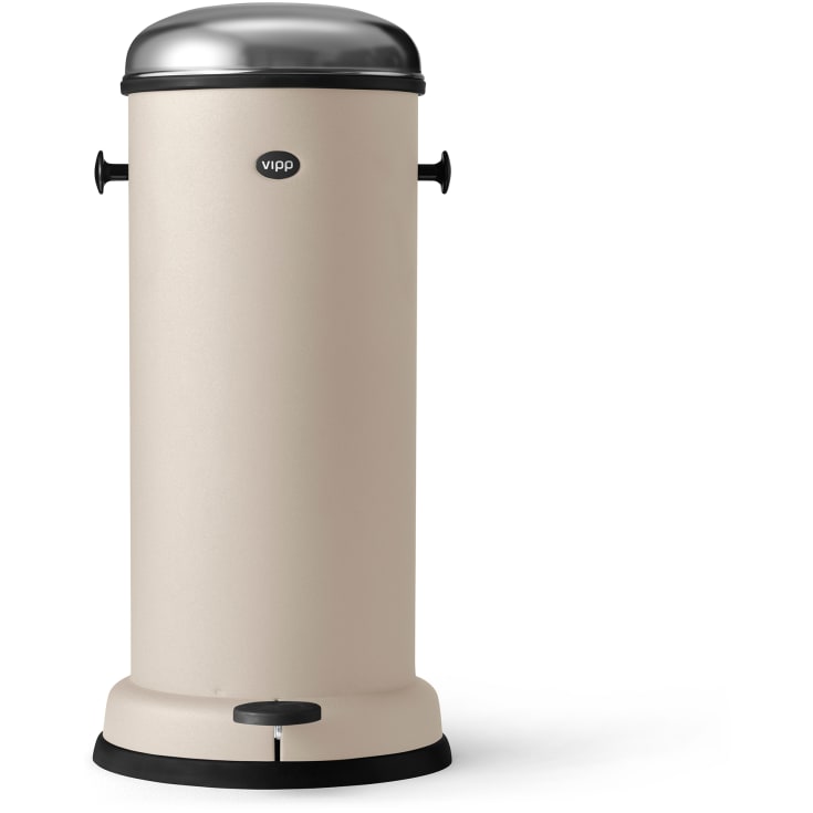 Vipp 16 avfallsbøtte, 18 liter, pedal, beige