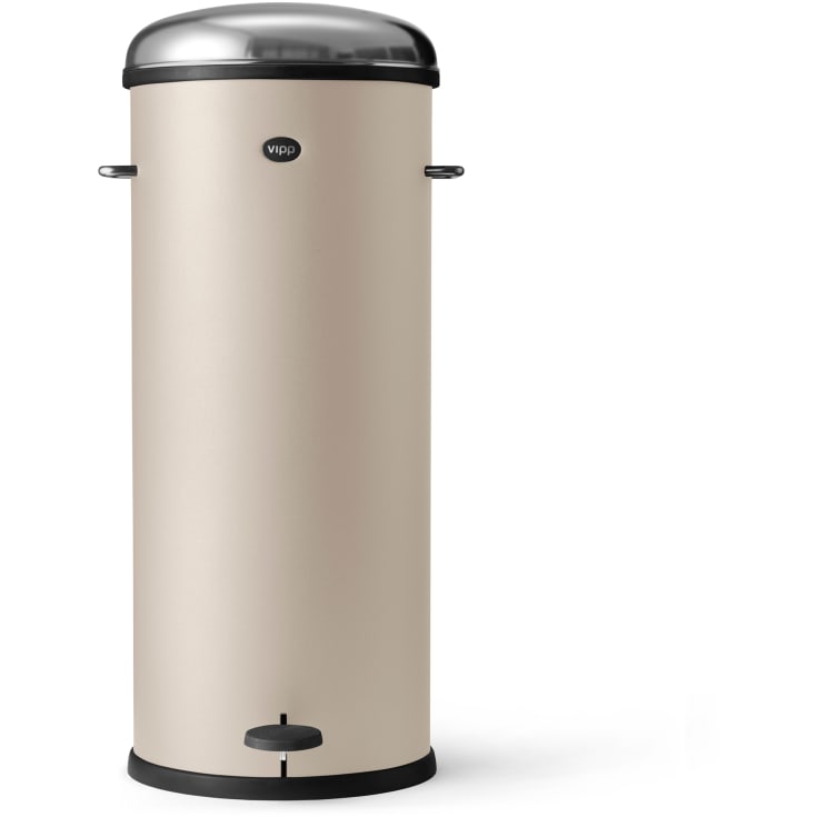 Vipp 17 avfallsbøtte, 30 liter, pedal, beige