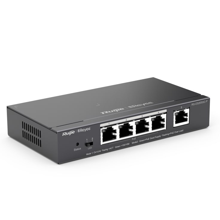 Reyee Managed PoE switch 4port + Up-link
