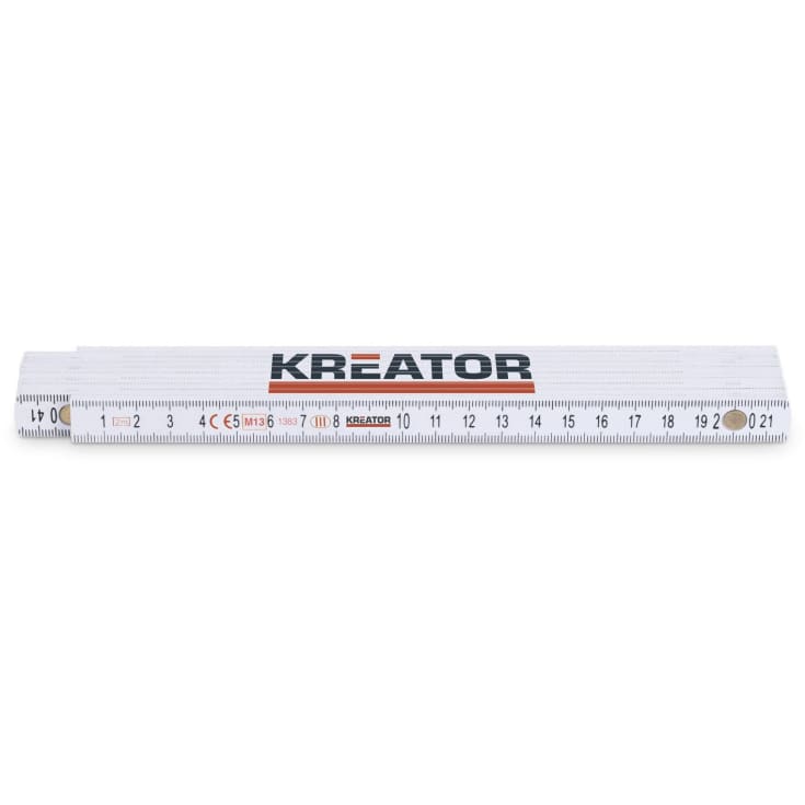 KREATOR tommestok, 2 m, ABS-plast