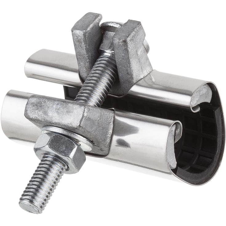 76-82 mm reparationsklemme, AISI 304