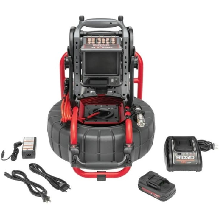 RIDGID SeeSnake Compact C40-system med Cs6x Versa skærm, 18 V