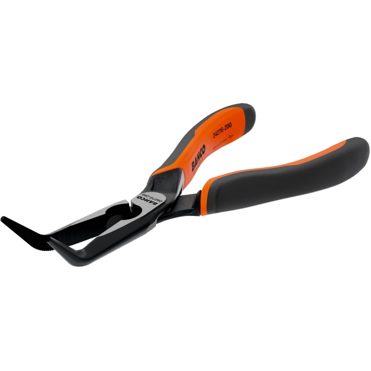 Spidstang isoleret 160mm Bahco 2427g, Bøjet
