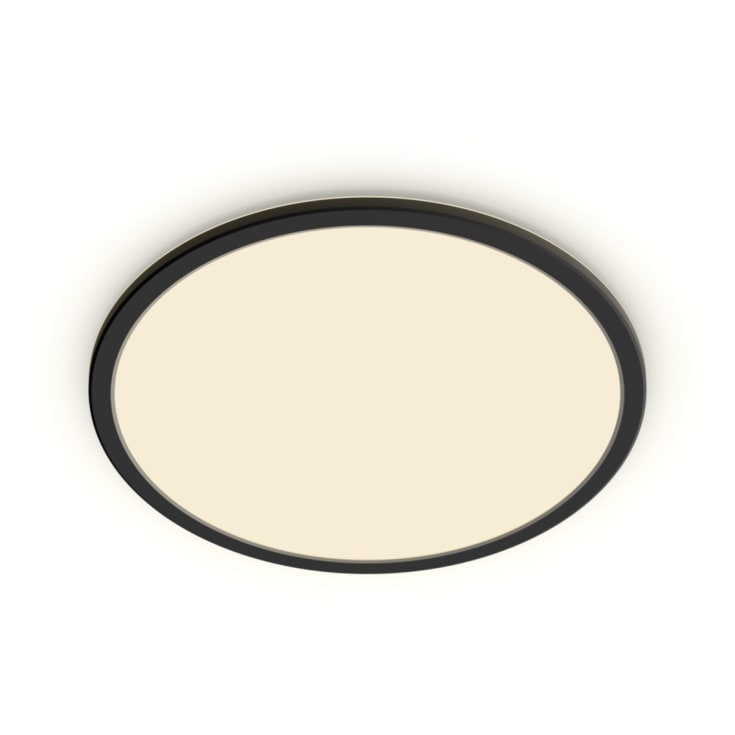 Philips myBathroom SceneSwitch Super Slim plafond, svart, 2700K, Ø30 cm