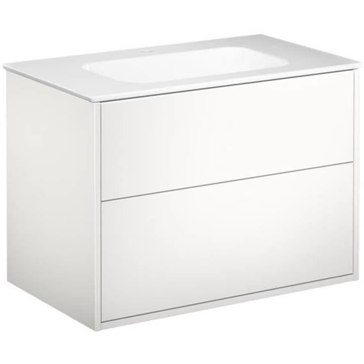 Gustavsberg Artic møbelpakke, 80x47 cm, hvit/hvit