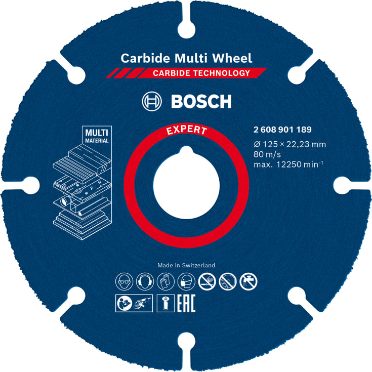 Bosch Professional Expert Carbide multi skæreskive Ø125