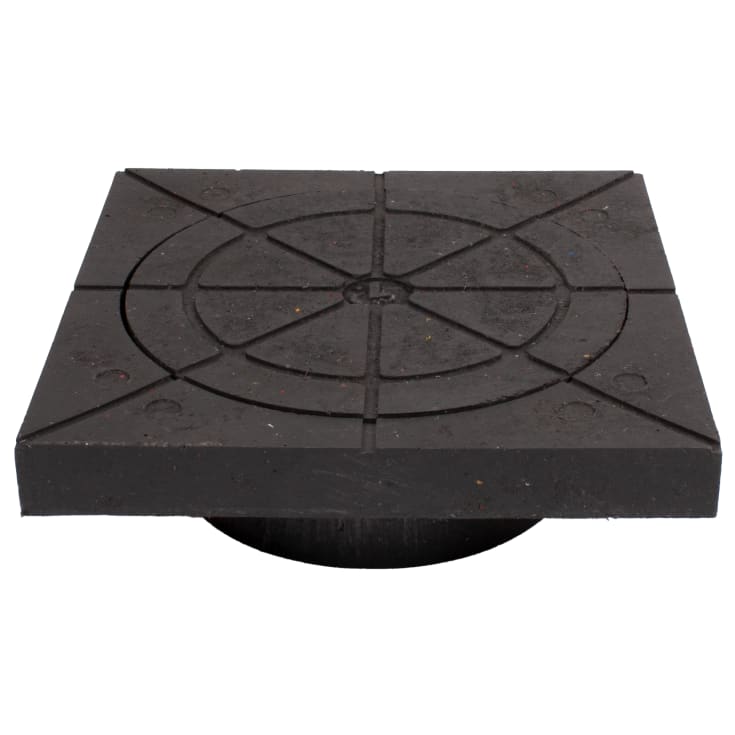 Lauridsen fast ramme med deksel, for Ø200 mm styrerør, 250 kg, plast