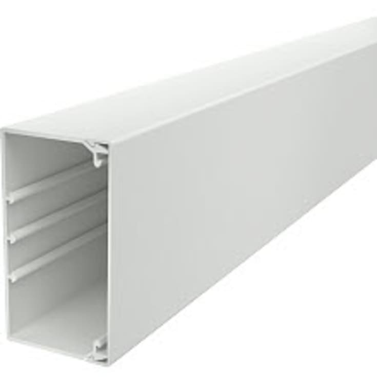 2 meter Kabelkanal WDK60110LGR 60x110 lysegrå RAL 7035