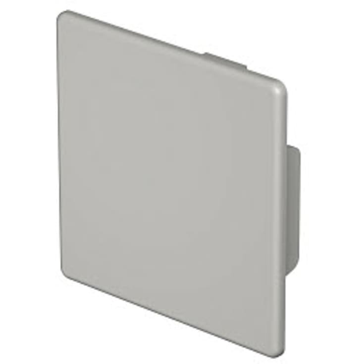 10 stk Endestykke WDK HE60060GR 60x60 grå RAL 7030