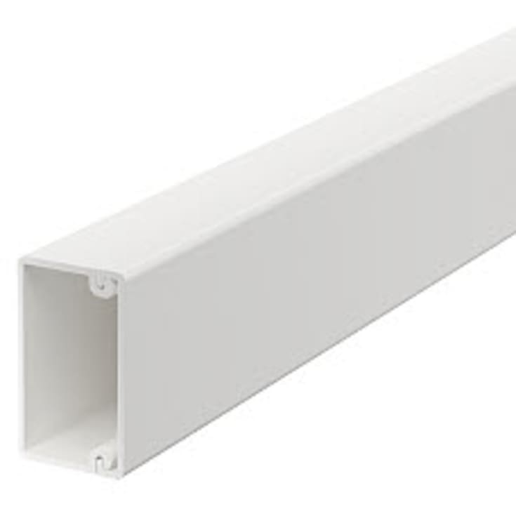 2 meter Kabelkanal WDK20035VW 20x35 perlehvid RAL 9016