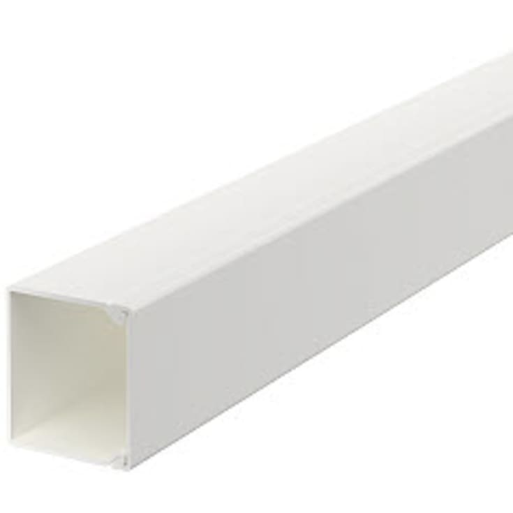 2 meter Kabelkanal WDK30030VW 30x30 perlehvid RAL 9016