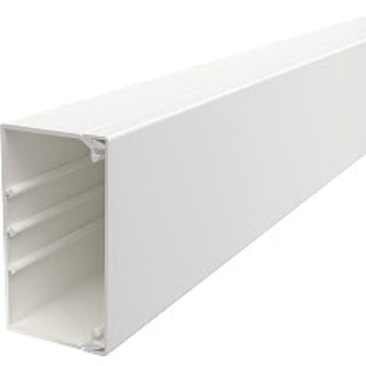 2 meter Kabelkanal WDK60110RW 60x110 hvid RAL 9010