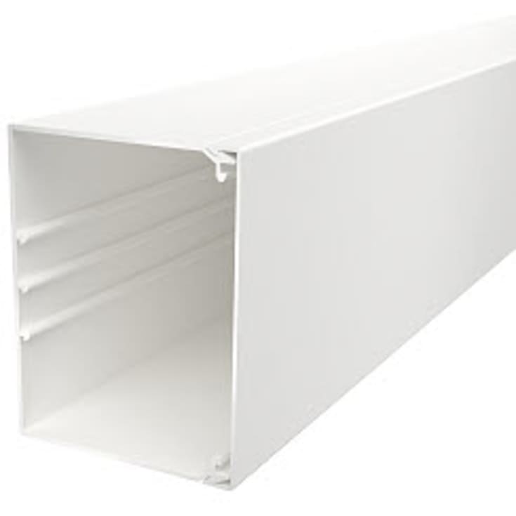 2 meter Kabelkanal WDK100130VW 100x130 perlehvid RAL 9016