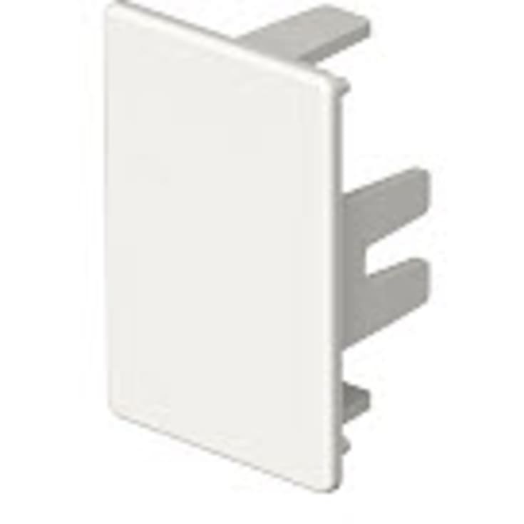 10 st Ändstycke WDK HE30045RW 30x45 vit RAL 9010