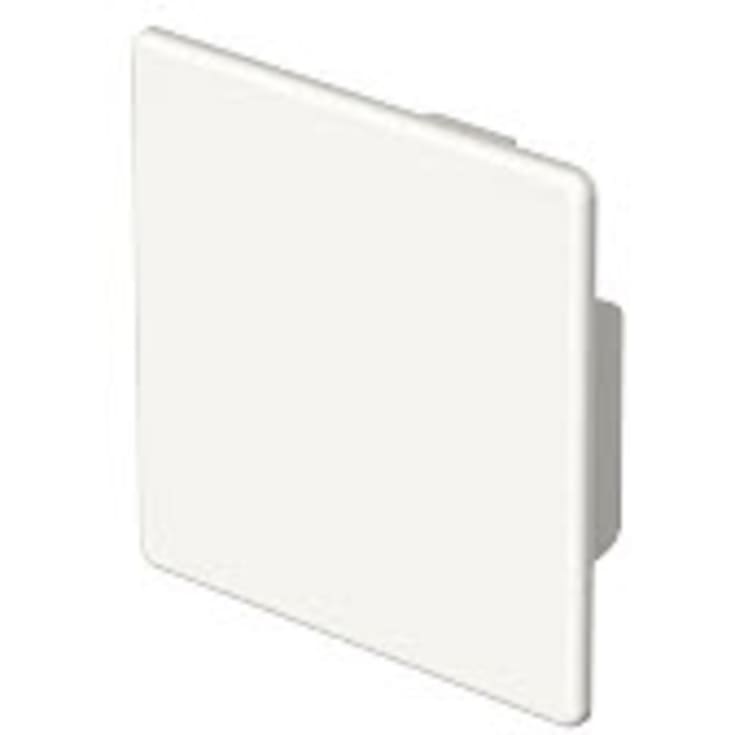 10 stk Endestykke WDK HE60060RW 60x60 hvit RAL 9010