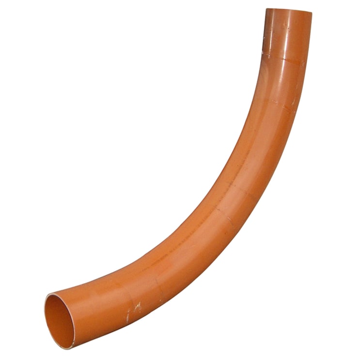 Uponor Ecoflex indføringsbøjn. glat PVC 200