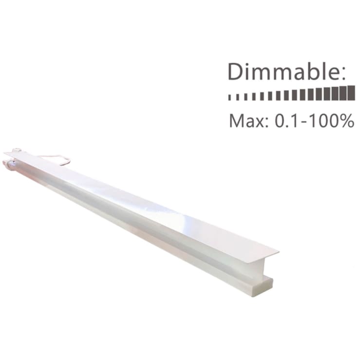 Green-ID LED Troldtekt Lysskinne 60 cm, underforsænket, 3000K