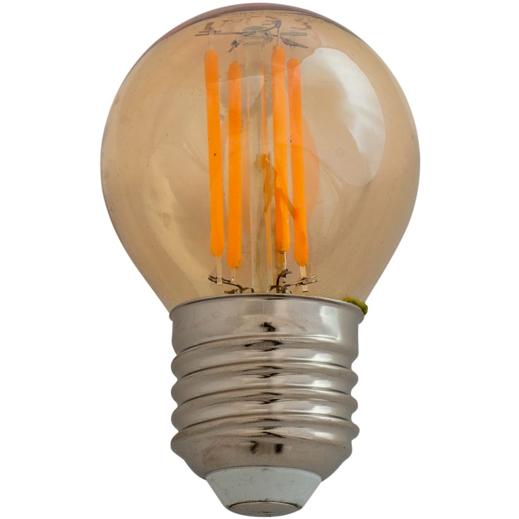 LED Krone Amber D45, E27, 3 trinn, 4W, 400 lm, 2200K