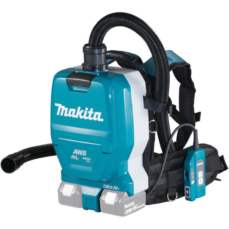Makita ryggsäcksdammsugare DVC265ZXU, 2x18 V