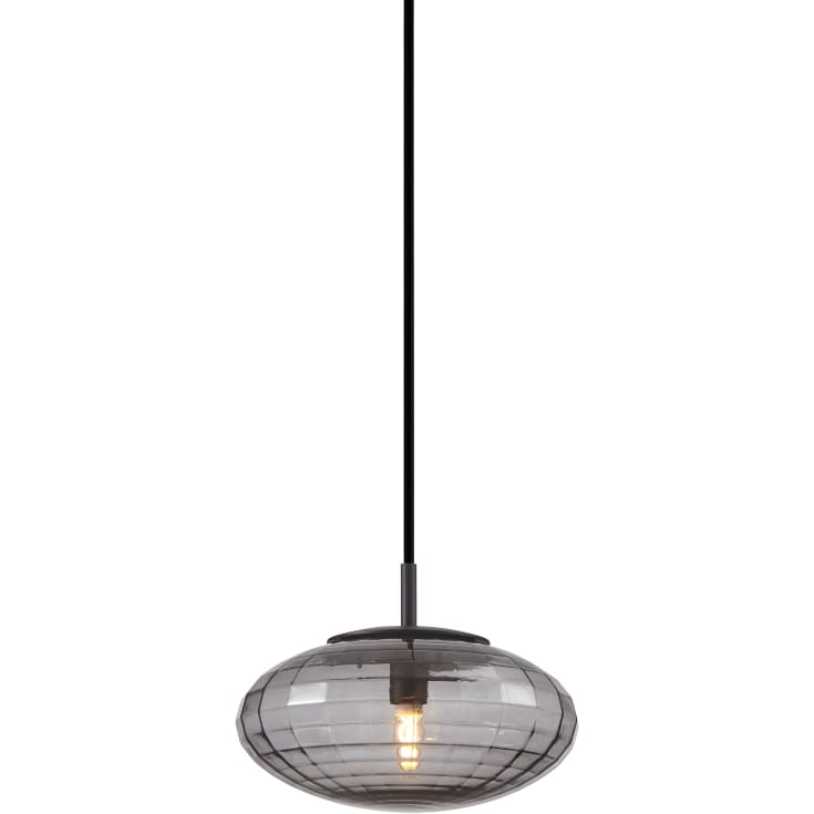 Halo Design Mesh pendellampa, rökfärgad, Ø20 cm