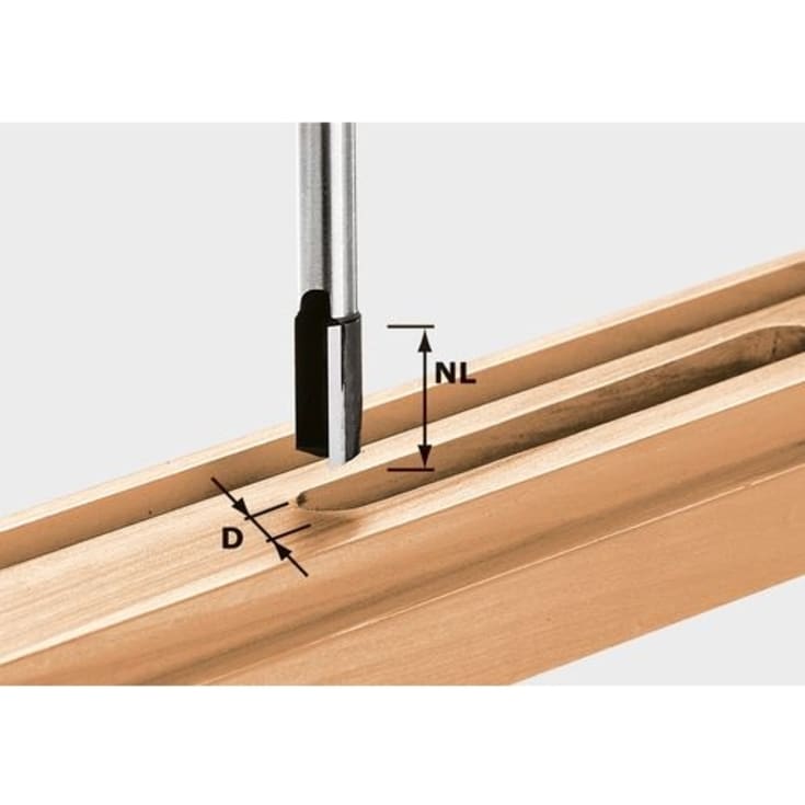 Festool notfræser HM Ø 10 x 30/60