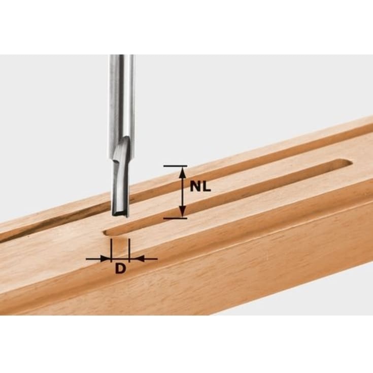 Festool notfræser HW Ø 8 x 20/55