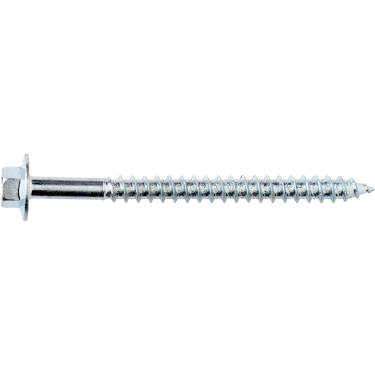 Byggeskrue 6,0 x 50 mm, FZB, 6-kant, 100 stk.