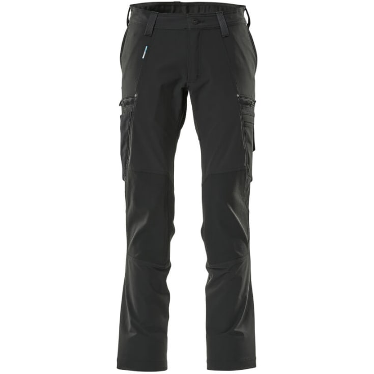 Mascot Advanced arbejdsbukser med stretch, sort, str. 82C48