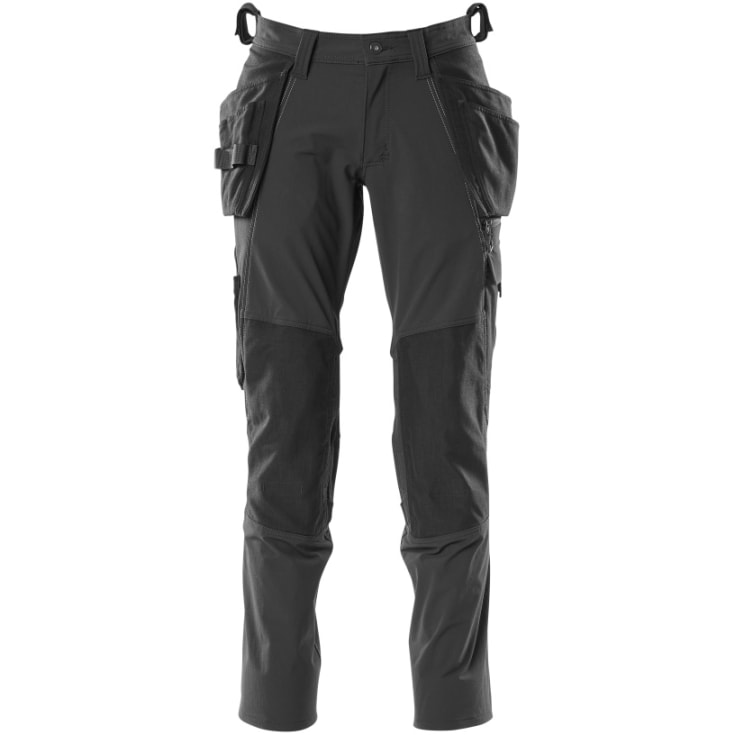 Mascot Accelerate arbeidsbukse med stretch, sort, str. 82C54