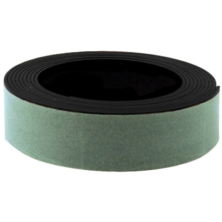 Magnetbånd med klæb, 25 x 1,5 mm x 3 m