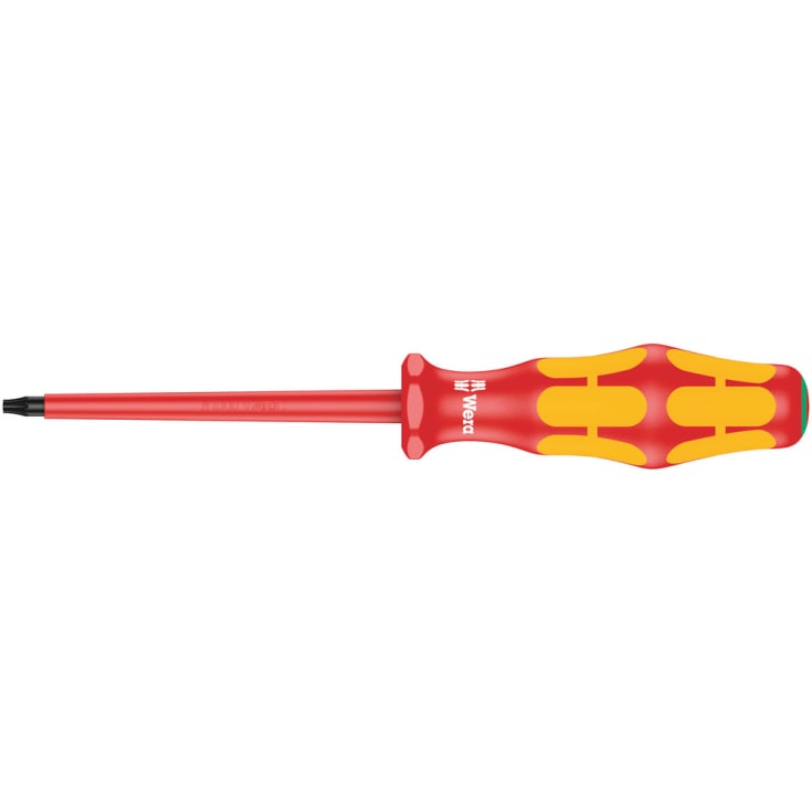 WERA 167 i VDE-isoleret TORX® skruetrækker, TX 10 x 80 mm