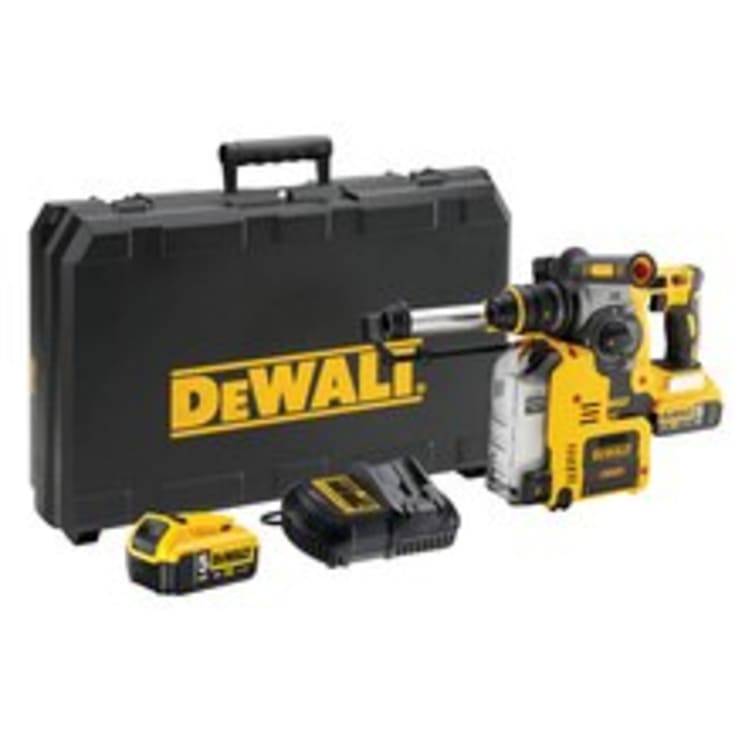 DEWALT 18V borehammer DCH275P2 med støvudsug, 2 x 18 V/5,0 Ah
