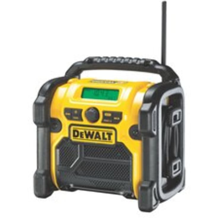DeWalt DCR020-QW DAB+/FM radio, med AUX og USB-ladestik, uten batteri