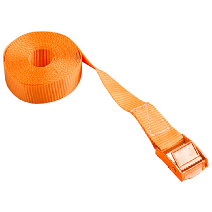 Bagagesurring, orange, 200 kg, 25 mm x 3,5 m