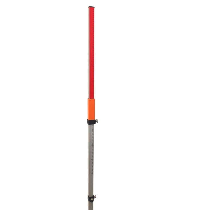 Leica laserstadie med adaptor, justerbar 1,31 til 2,42 m.