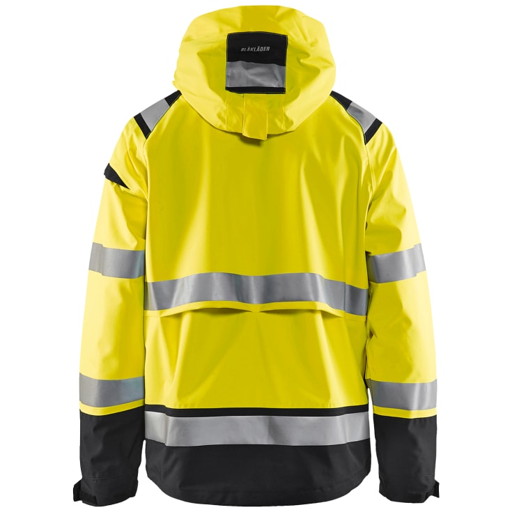 Skaljakke high-vis gul/sort L