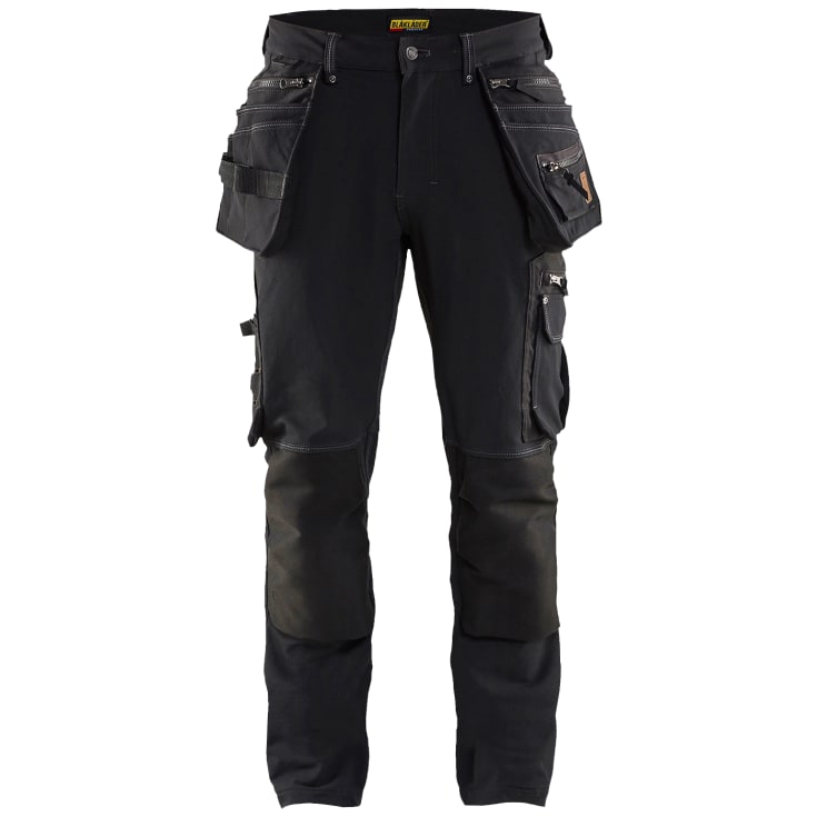 Blåkläder Workwear X1900 håndværkerbukser med 4-vejs stretch, sort, str. C46