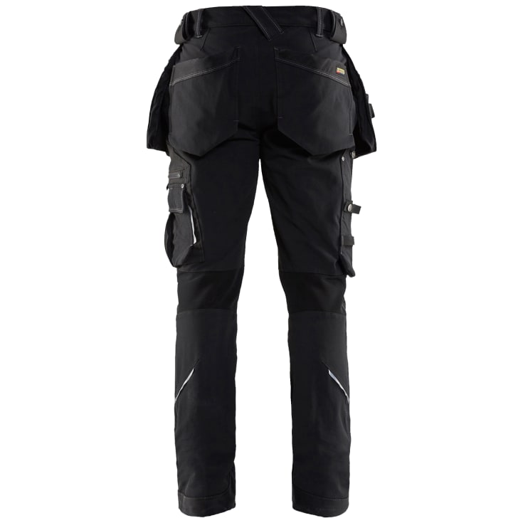 Blåkläder X1900 arbetsbyxor med 4-vägs stretch, svart, st C52