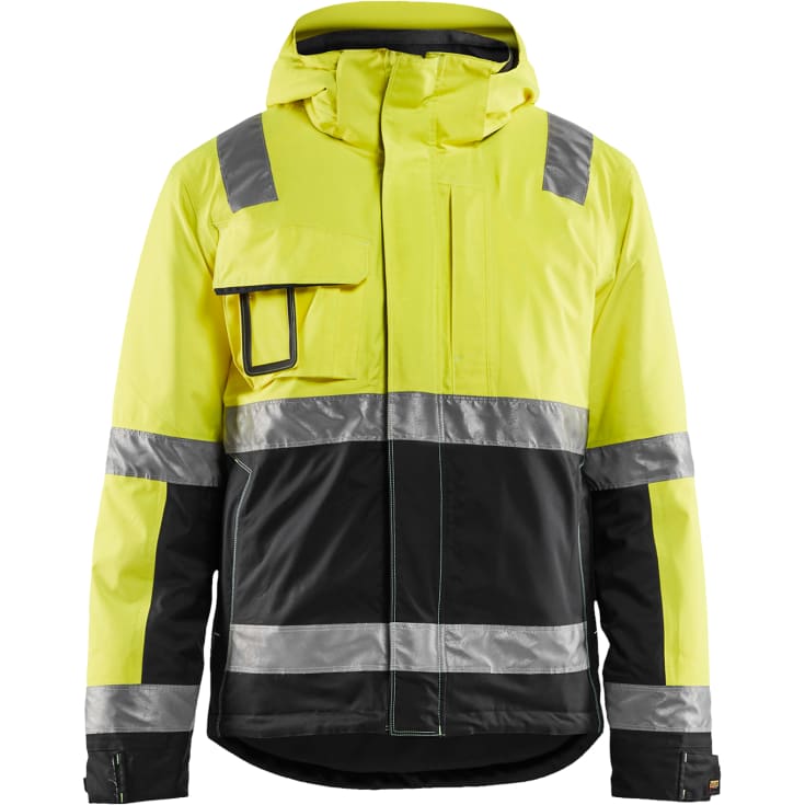 Blåkläder Workwear Hi-Vis vinterjakke, hi-vis gul/sort, str. XL
