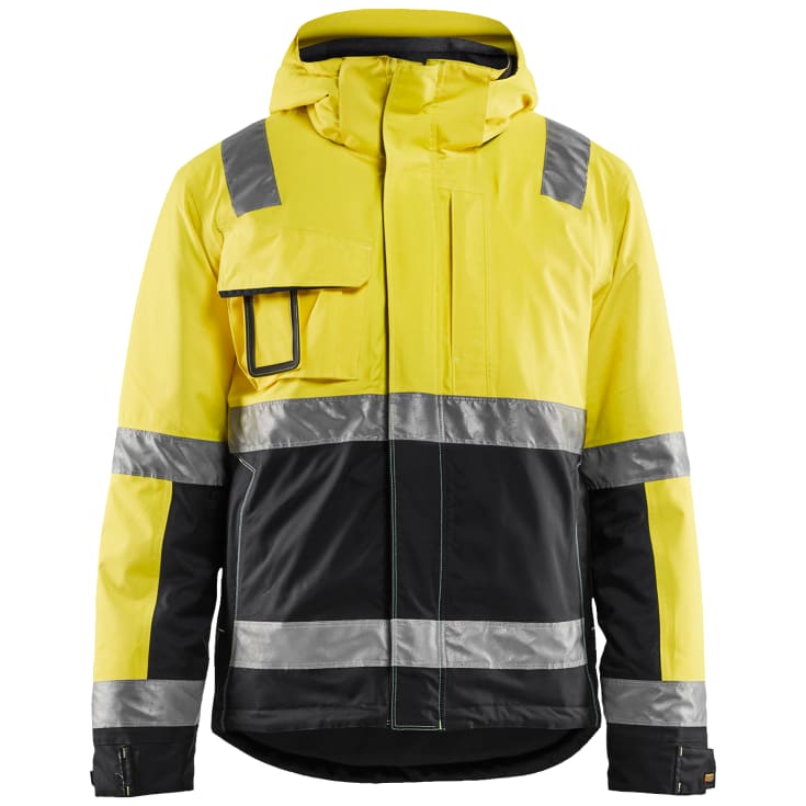 Blåkläder High-Vis vinterjakke 48701987, kl.3 gul/sort, str. L