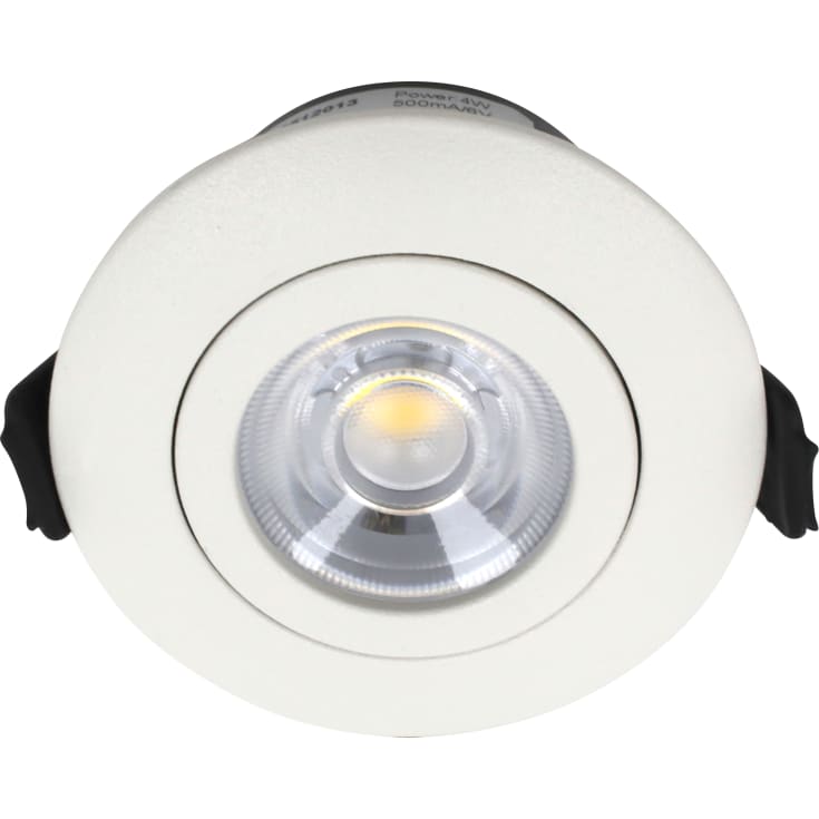 Nordtronic Low Profile Flexible G2 indbygningsspot, Ø7,5 cm, hvid, 3000K