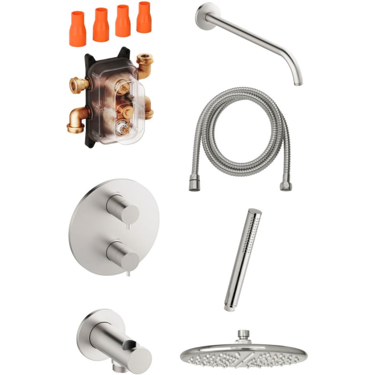 Damixa Silhouet HS1 brusesæt, vandbesparende,  stål