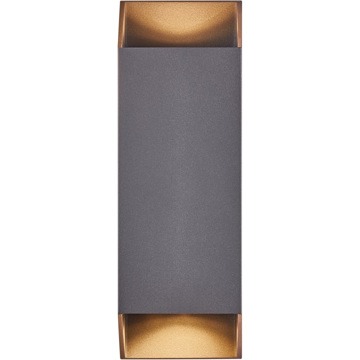 Nordlux Nico Square vägglampa utomhus, antracit