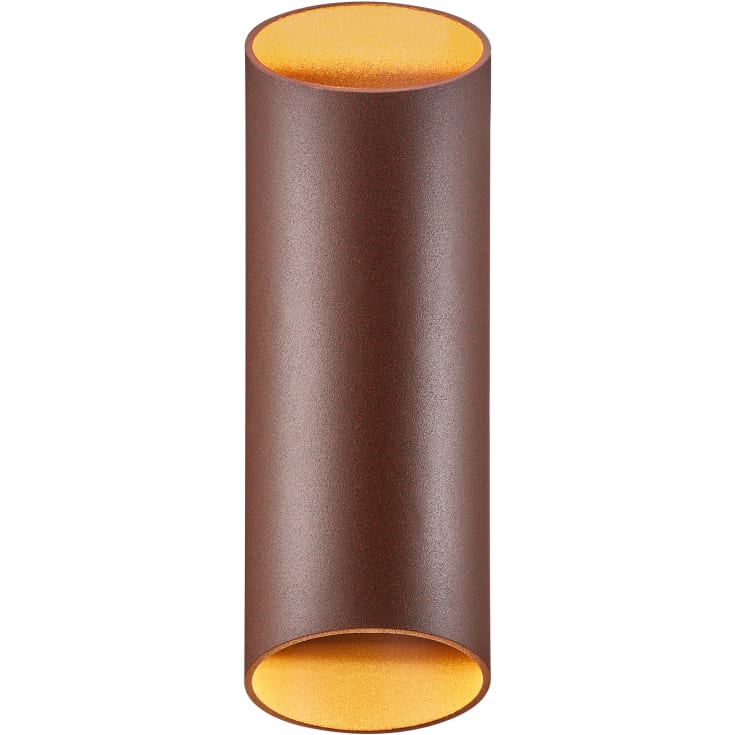 Nordlux Nico Round vägglampa utomhus, rost